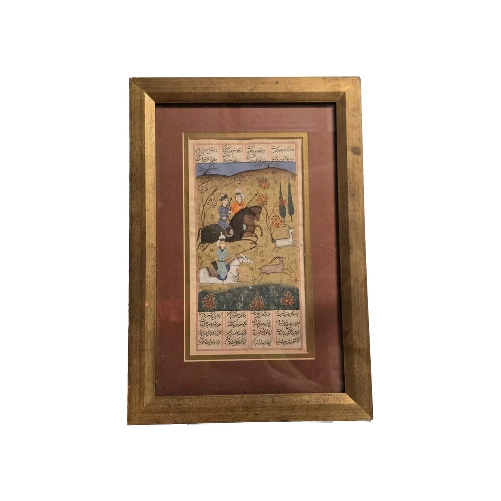Antique Rostam‎ Rustam Middle East Persian Painting